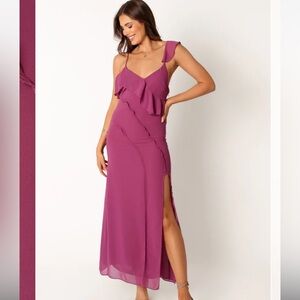 Petal and Pup Purple Stephy Maxi Dress - Size S